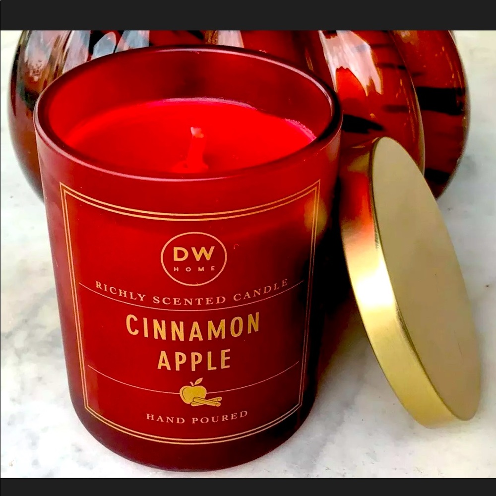 DW HOME CANDLE CINNAMON APPLE MINI  RICHLY SCENTED NEW